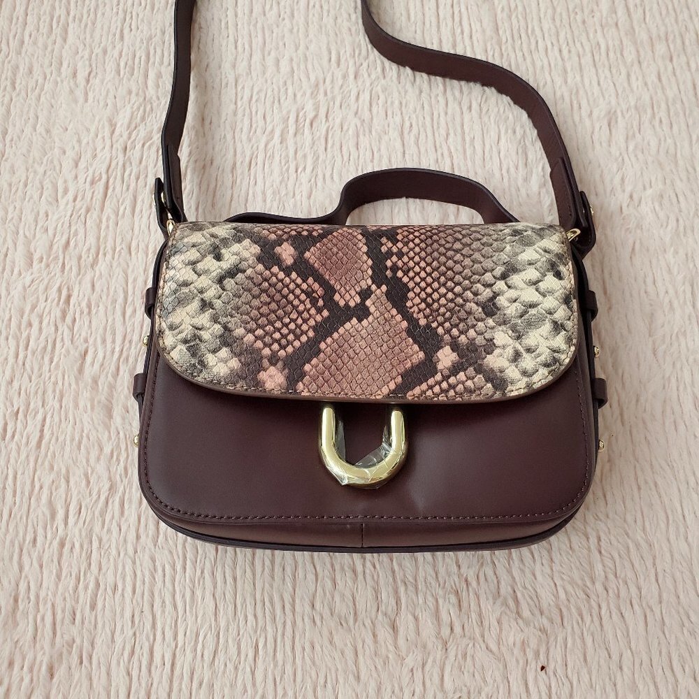 💖 J.Crew Purse Harper Crossbody Embossed Snakeskin 💖